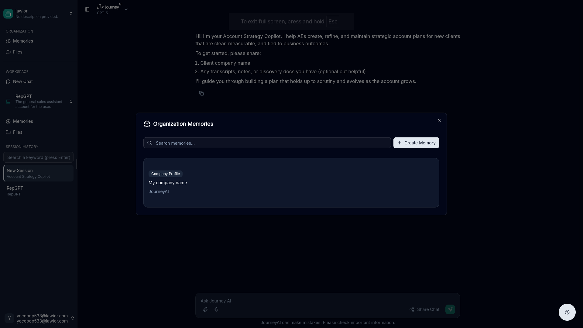 Session Snapshots & Forking